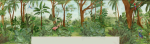 Jungle wallpaper | Wall Treatments by ELISABETH RUIJGROK | Sauna Devarana in 's-Hertogenbosch. Item composed of paper