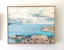 Wanderlust- Original Painting on Canvas | Oil And Acrylic Painting in Paintings by Stefanie Bales Fine Art | Stefanie Bales Fine Art in San Diego. Item composed of canvas and synthetic in coastal style