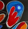 Dancing Butterflies | Oil And Acrylic Painting in Paintings by Nathalie D Gribinski. Item made of canvas compatible with mid century modern and contemporary style