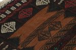 Vintage Afghan Kilim Rug with Polychromatic Stripes | Area Rug in Rugs by Rug and Kilim