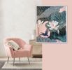 In the shadow of lotuses | Mosaic in Art & Wall Decor by Julia Gorbunova. Item made of glass works with contemporary & art deco style
