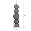 19  Steel Wire Mesh Hanging #19  47" x 7" | Sculptures by Anne Lindsay Studio. Item made of steel with ceramic works with contemporary & modern style