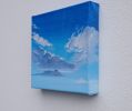 Celestial, One More Day, Tangerine Ether 2 and 1 | Oil And Acrylic Painting in Paintings by Nichole McDaniel | Artspace Warehouse in Los Angeles