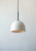 MushLume Cup Light Pendant | Pendants by MushLume Lighting. Item composed of cement