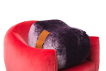 Milo Bean Ottoman | Benches & Ottomans by Marie Burgos Design and Collection. Item composed of fabric