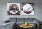 "Sun & Moon" | Prints by Shaun Thomas. Item composed of metal compatible with boho and minimalism style