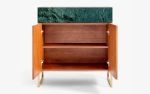 Famed Modular Console Double Door No:2 | Cabinet in Storage by LAGU. Item composed of oak wood & marble