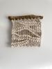 KEEP IT SIMPLE | Handwoven Organic Tapestry | Wall Hangings by Ana Salazar Atelier. Item composed of wood and cotton in boho or contemporary style