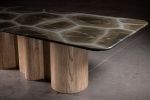 024 Dining Table | Tables by Aeterna Furniture. Item composed of oak wood and marble in modern style