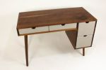 The Executive | Desk in Tables by Curly Woods. Item made of maple wood works with mid century modern style