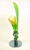 DJR Glass / "Calla Lily" | Sculptures by DJR Glass / Donna J. Rice | Private Residence in Minneapolis. Item made of steel with glass