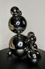 Middle Stainless Steel Bear Gabriel | Sculptures by IRENA TONE. Item composed of steel in minimalism or art deco style