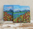 PARADISE - original abstract painting | Oil And Acrylic Painting in Paintings by Marinela Puscasu. Item made of canvas compatible with contemporary and country & farmhouse style