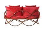 Danny Rattan Loveseat | Love Seat in Couches & Sofas by Monarca Goods. Item composed of wood in contemporary or coastal style