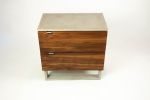 Marissa Grey | Nightstand in Storage by Curly Woods. Item made of maple wood with concrete works with contemporary & modern style
