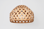 Bamboo Light Hexagonal Beehive 50 Half | Pendants by ADAMLAMP | SILENS Photo & Style in Budapest. Item made of bamboo works with minimalism & mid century modern style