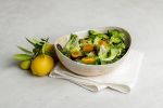 Cream Ceramic Salad Bowl, Unique Wedding Gift | Dinnerware by ShellyClayspot. Item made of stoneware works with minimalism & urban style