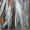 Black Bird of Paradise | Oil And Acrylic Painting in Paintings by Kozyuk Gallery. Item made of canvas works with boho & contemporary style