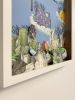 Over The Edge | Mixed Media by Leisa Rich. Item composed of wood & paper