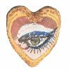 Haricot Vert x Mommani Threads VELVET HEARTFELT GLIMPSE | Pillow in Pillows by Mommani Threads. Item made of wool compatible with boho and contemporary style