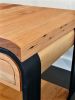 Old Growth Industries | End Table in Tables by Old Growth Industries. Item made of wood with steel works with minimalism & mid century modern style
