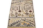 Rug & Kilim’s Moroccan Scatter Rug in Beige with Colorful | Area Rug in Rugs by Rug and Kilim