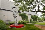 MÉLANGEZ LE TOUT | Public Sculptures by COOKE-SASSEVILLE | Centre Jean-Claude Malépart in Montréal. Item made of aluminum & synthetic
