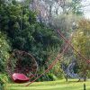 Studio Stirling Bubble with Permanent Cushions | Swing Chair in Chairs by Studio Stirling. Item made of steel