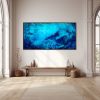 Living Oceans • TONGA CAVE 1 - Diptych | Oil And Acrylic Painting in Paintings by Betty Jo Costanzo. Item composed of wood compatible with contemporary and coastal style