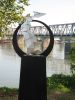 Plane Folding | Public Sculptures by KevinBoxStudio | Little Rock River Market in Little Rock