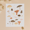 Mushrooms | Prints by Elana Gabrielle. Item composed of paper