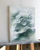 Endless streams | Oil And Acrylic Painting in Paintings by Francesca Borgo. Item made of synthetic works with minimalism & contemporary style