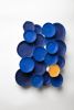 Blue+Orange | Wall Sculpture in Wall Hangings by Studio DeSimoneWayland | Museu De Ceràmica De Manises in Manises. Item made of wood with ceramic works with boho & contemporary style