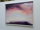 Raven's song - Soft abstract sunset sky painting | Oil And Acrylic Painting in Paintings by Jennifer Baker Fine Art. Item made of canvas works with contemporary style