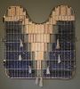 Still Wild | Mixed Media by Justin Squier. Item composed of metal and fiber in mid century modern or contemporary style