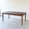 Slim Tapered Leg Dining Table | Tables by What We Make. Item composed of oak wood compatible with rustic and scandinavian style