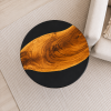 Epoxy Side Table, Round Resin Corner Table | End Table in Tables by Innovative Home Decors. Item made of wood compatible with country & farmhouse and art deco style
