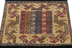Rug & Kilim’s Tribal Square Scatter Rug with Geometric | Area Rug in Rugs by Rug and Kilim