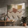 Modern Thread Wrapped Tapestry | Macrame Wall Hanging in Wall Hangings by Sarmal Design. Item made of cotton compatible with scandinavian style