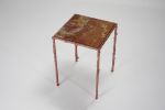 forma seconda - Side Table copper | Tables by DFdesignLab - Nicola Di Froscia. Item made of copper with marble works with contemporary & art deco style