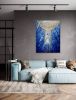 Save me from myself | Oil And Acrylic Painting in Paintings by Elena Parau. Item composed of wood and canvas in minimalism or contemporary style