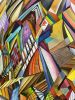 'Metro Oasis' | Oil And Acrylic Painting in Paintings by Sangeeta Sagar. Item composed of paper compatible with contemporary and modern style