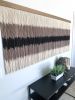 Commissioned Piece for Highrise Macrame Wall Hanging / Fiber | Wall Hangings by Jay Durán @ J. Durán Art + Home | Dallas in Dallas. Item made of birch wood & cotton