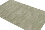 Rug & Kilim’s Scandinavian Rug in Green and Cream | Area Rug in Rugs by Rug and Kilim