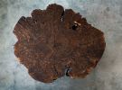 Black Walnut Burl Live Edge Coffee Table | Sleek Rustic | Maple Tapered Legs | | Tables by SAW Live Edge. Item made of walnut