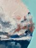 Pink Sky (Encaustic) | Oil And Acrylic Painting in Paintings by Caylin Rose Janet. Item made of wood with synthetic