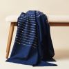 Rosewood Indigo Throw | Linens & Bedding by Studio Variously. Item composed of cotton in modern style