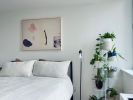 things i collected at the beach - linen print | Prints by maja dlugolecki | New York Home in New York. Item composed of linen