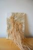 Corrientes II | Embroidery in Wall Hangings by Mariana Baertl. Item composed of canvas in boho or japandi style