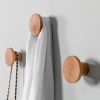 Wooden Wall Hooks, Decorative Wall Hangers | Knob in Hardware by Halohope Design. Item made of wood compatible with minimalism and mediterranean style